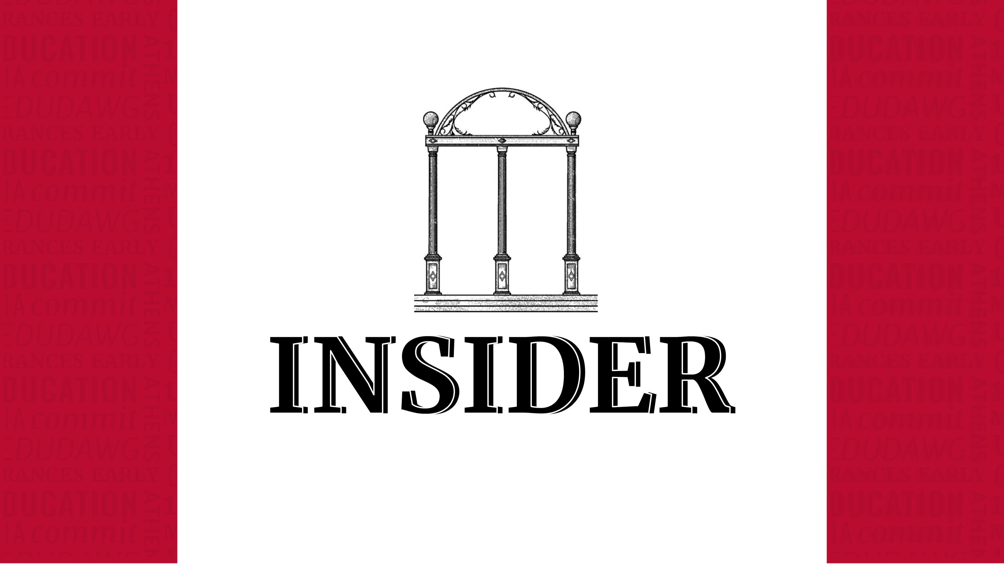 "Insider" with Arch and shield graphics